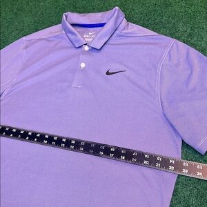Nike Dri-Fit Polo (Light blue-ish/ Light purple-ish mix & Size Large)